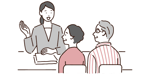 売買契約の締結の様子